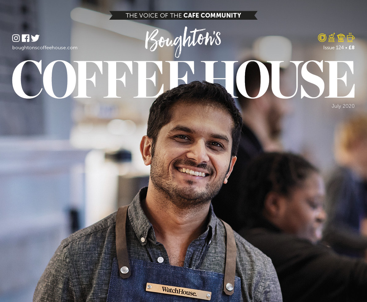 Boughton's Coffee House magazine issue 124 cover